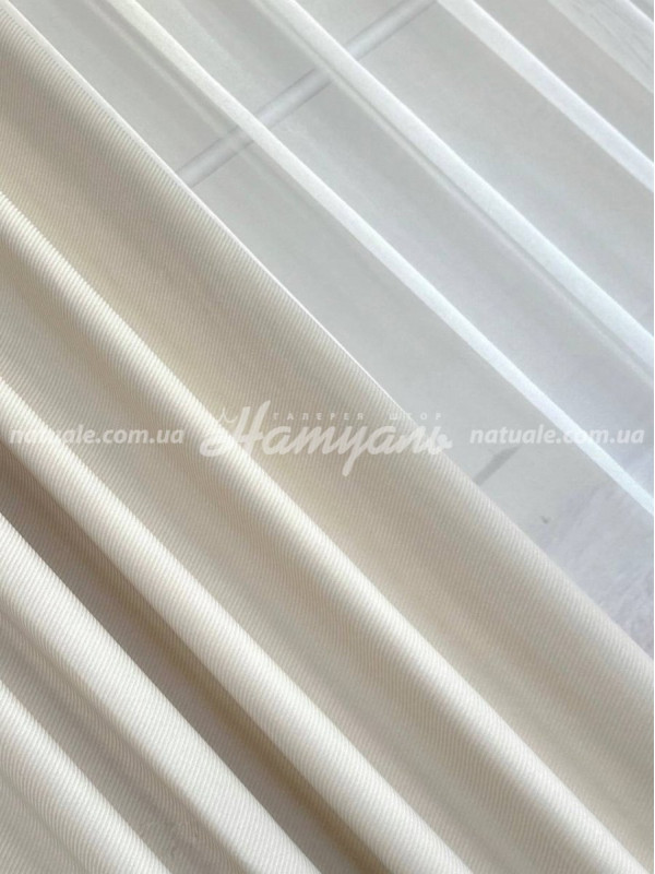 Шторы на метраж меланж Люксембург овсяные