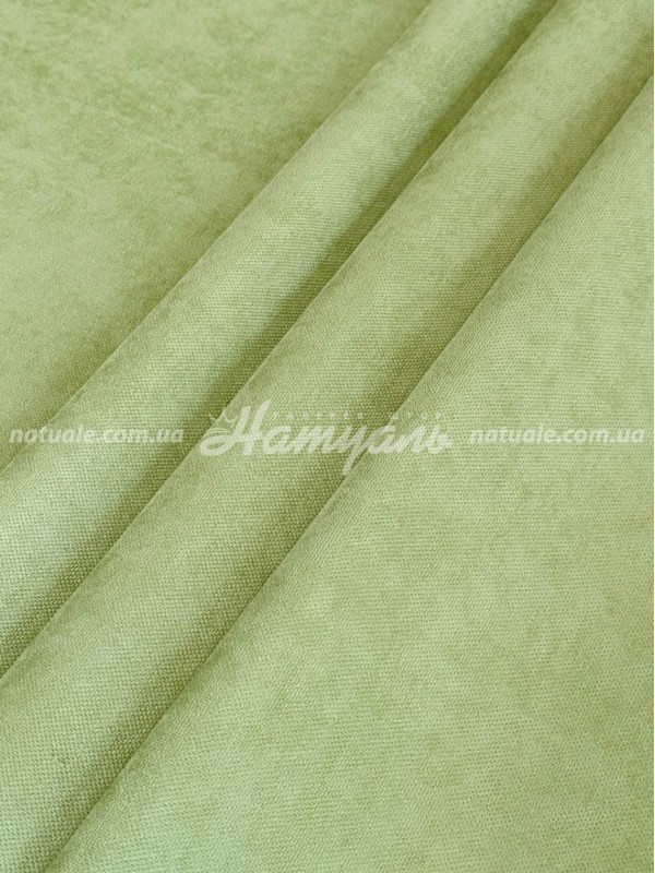 Шторы на метраж микровелюр Лофт гороховые