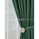 Шторы на метраж микровелюр Лофт зеленые
