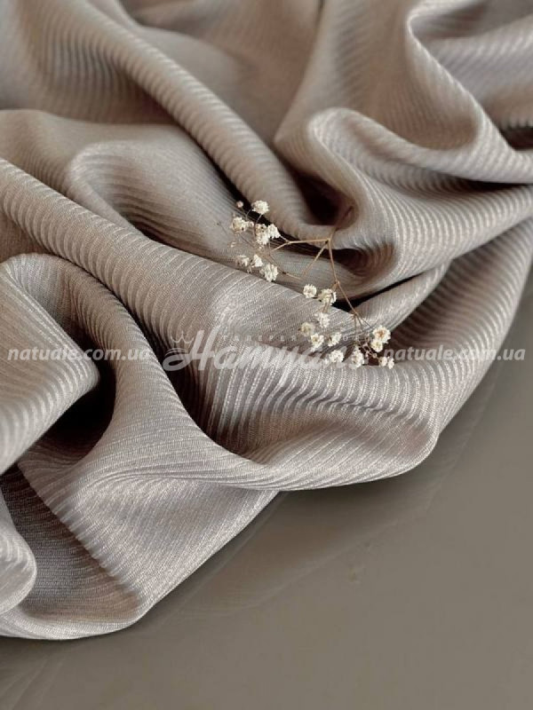 Шторы на метраж меланж Люксембург латте