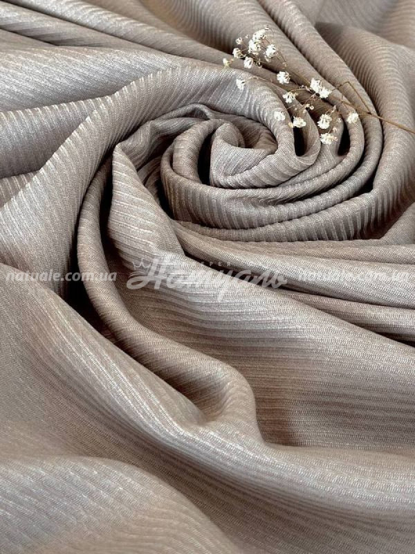 Шторы на метраж меланж Люксембург латте