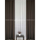 Шторы на метраж меланж Люксембург шоколад