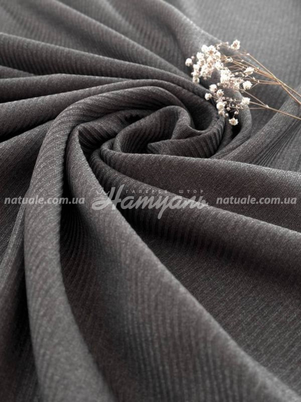 Шторы на метраж меланж Люксембург торфяные