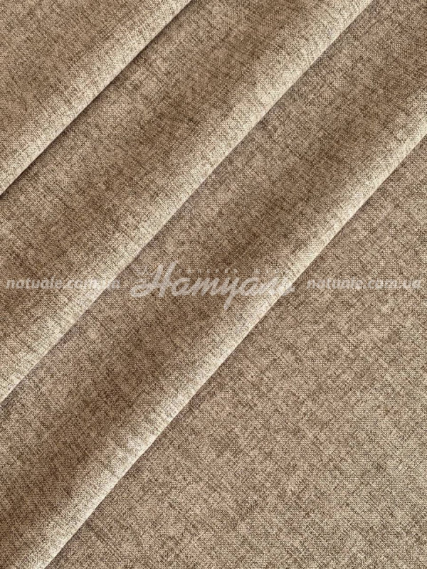 Шторы на метраж лен Марго зеленый песок