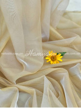 Тюль сетка Гламур Флора желтый 300х270