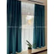 Шторы на метраж лен Сиетл изумрудные