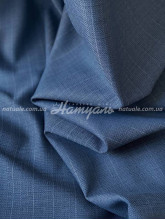 Шторы на метраж Лен Непал синие