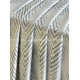 Шторы на метраж жаккард тисненый Монтана овсяный+графит
