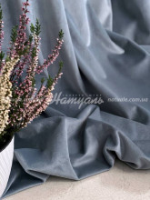 Комплект штор Бархат сероголубой 130х270, 2 шт