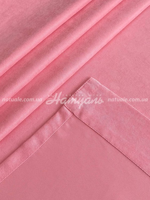 Шторы на метраж микровелюр Лофт розовые