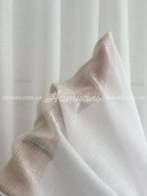 Тюль лен Мишель белый