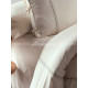 Постельный комплект полуторный ARYA Natural Stone Washed хлопок 160х220см беж-оливка