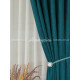 Шторы на метраж микровелюр Лофт аквамарин