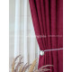 Шторы на метраж микровелюр Лофт бордо