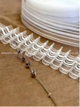 Тасьма монтажная для штор и тюля Карандаш 6 см 4 шнура