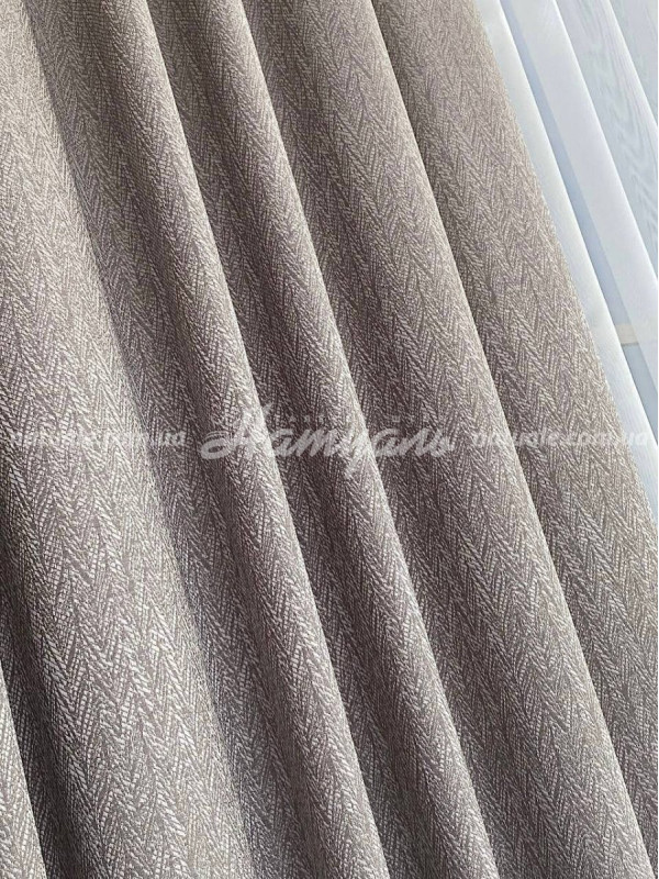 Шторы на метраж меланж Колос латте