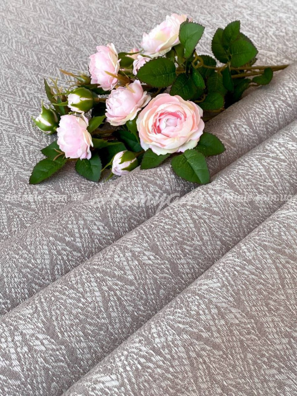 Шторы на метраж меланж Колос латте