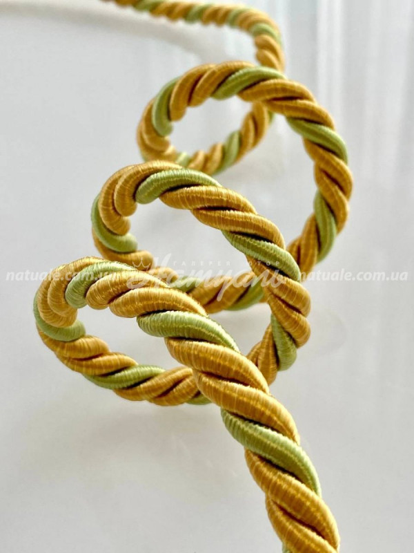 Шнур кручений двоколірний