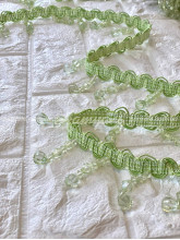 Бахрома Стеклярус Зеленое яблоко
