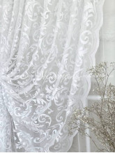 Комплект штор кружевных Мелиса белый 280х270, 2 шт.