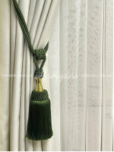 Кисть декоративная для штор Мавка зеленая