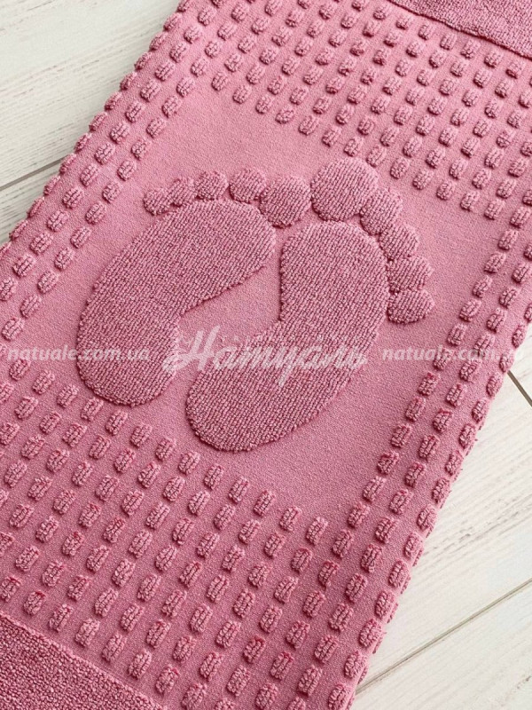 Полотенце-коврик для ног Arya Winter Soft сухая роза
