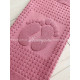 Полотенце-коврик для ног Arya Winter Soft сухая роза