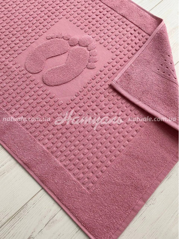 Полотенце-коврик для ног Arya Winter Soft сухая роза