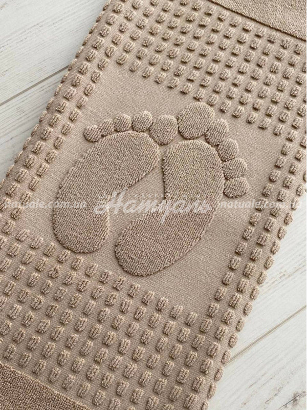 Полотенце-коврик для ног Arya Winter Soft коричневый