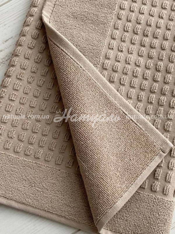 Полотенце-коврик для ног Arya Winter Soft коричневый