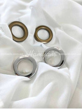 Люверс для штор и тюля Ринг -Т пластик ∅36 мм хром