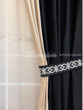 Комплект штор комбинированных бархат Киара 230х265, 2 шт.