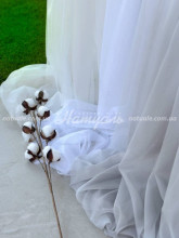 Тюль бамбук Маро молочный