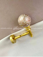 Держатель для штор и тюля Шар золото+медь