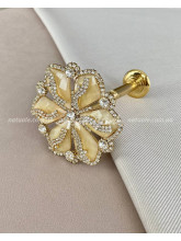 Держатель для штор и тюля Ипомея золото+карамель