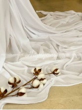 Тюль-креп Пафос молочный