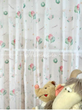 Тюль-вуаль Киндер принт Воздушные шары