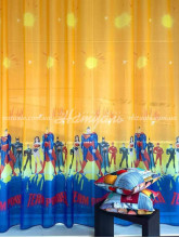 Тюль-вуаль принт Супер Герои