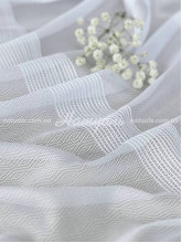 Тюль-батист вышитый Сицилия белый