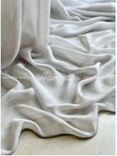 Тюль лен Дымка серый