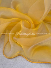 Тюль органза Гербера золотистый 400х270